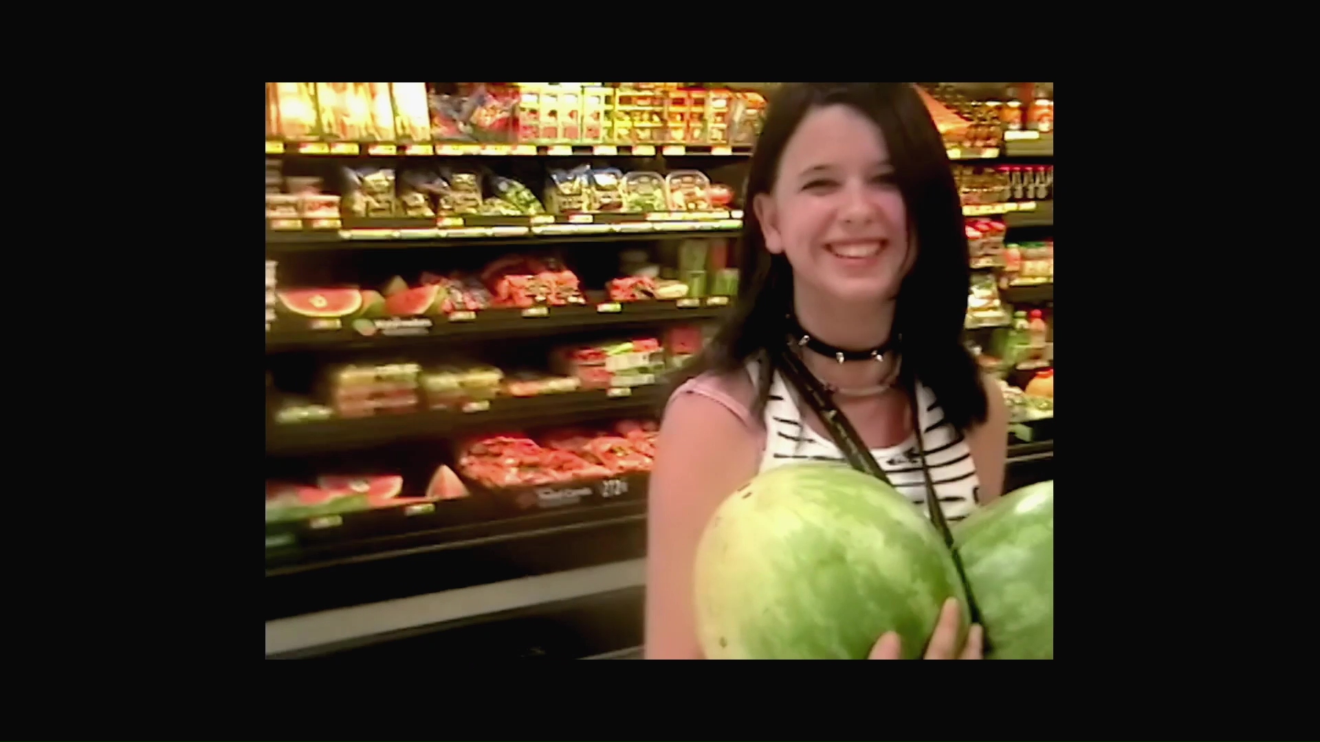 Grocery store shenanigans in Clarissa's video diary